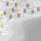 La previsió meteorològica per aquest dilluns 1 de desembre.