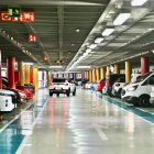 El aparcamiento de la Llibertat, esta mañana.