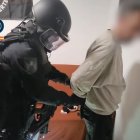 Imagen de una de las detenciones proporcionada por la Policía Nacional
