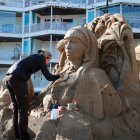 Una de las obras del pesebre.