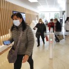 Mascarillas en el Hospital Joan XXIII, en una imagen de archivo.