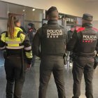 El operativo en Sant Vicenç de Calders.