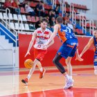 Gerard Gutiérrez en un partido en el Joana Ballart.