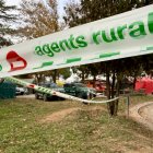 Una cinta de Agents Rurals que prohibe el paso