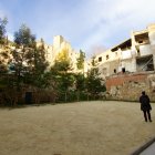 El solar al carrer Sant Felip Neri, al barri del Castell.