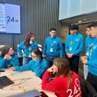 Els alumnes s'organitzen en grups.