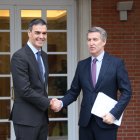 Sánchez y Feijóo, en una fotografía de archivo