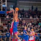 Imagen del partido disputado esta tarde.