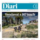 Portada del Diari de Tarragona del domingo 2 de febrero de 2026