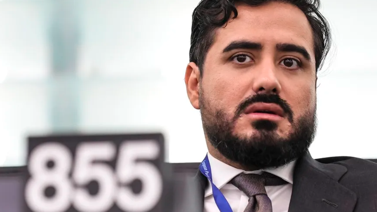 El eurodiputado Luis Pérez Fernández, Alvise, de Se Acabó La Fiesta