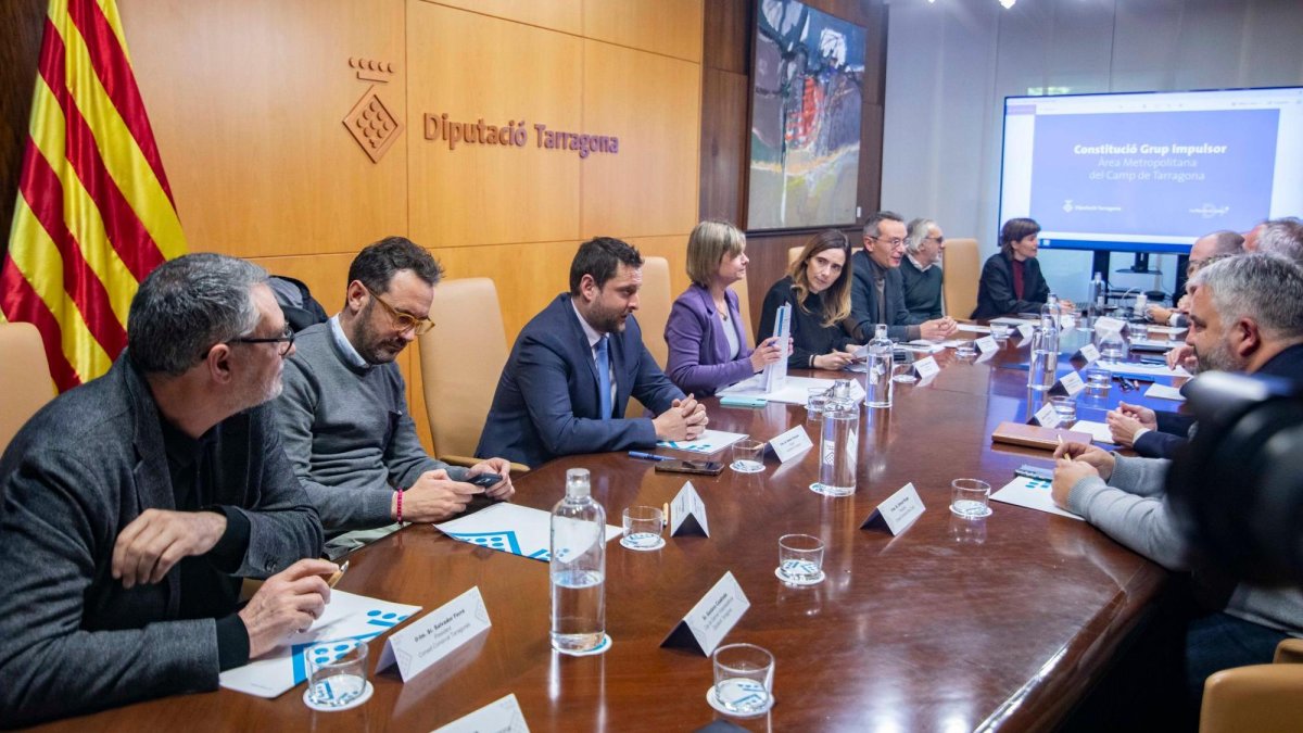 Pere Segura, Rubén Viñuales, Noemí Llauradó, Sandra Guaita y Óscar Sánchez, en una imagen de archivo.