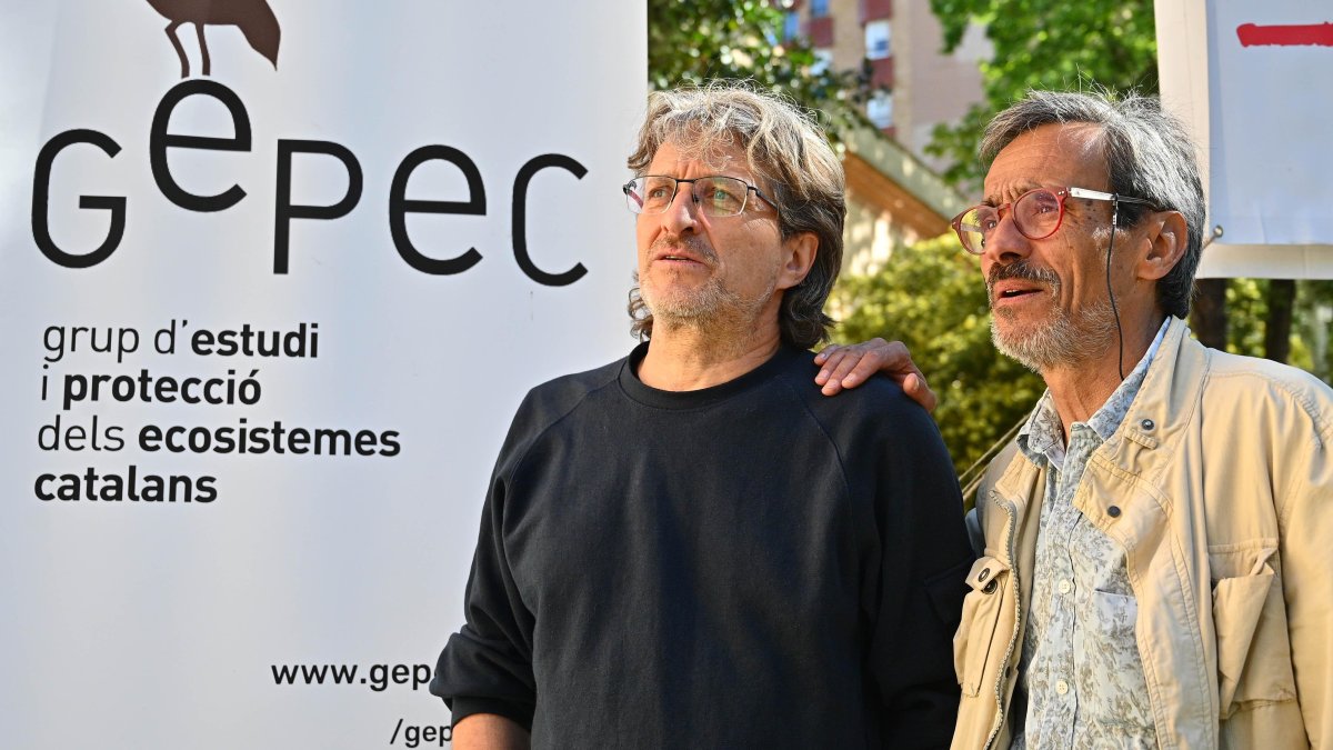 Els dos activistes, Xavi Jiménez (esquerra) i Andreu Escolà (dreta), han estat al capdavant de l’entitat des dels seus inicis.