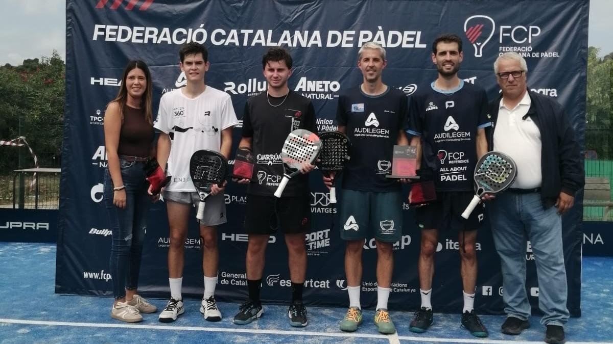 Tonet Sans y Enric Sanmartí, a la derecha.
