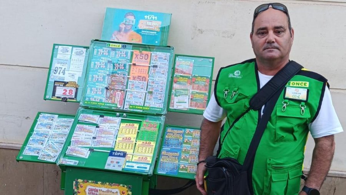 El vendedor de El Vendrell que ha repartido el premio.