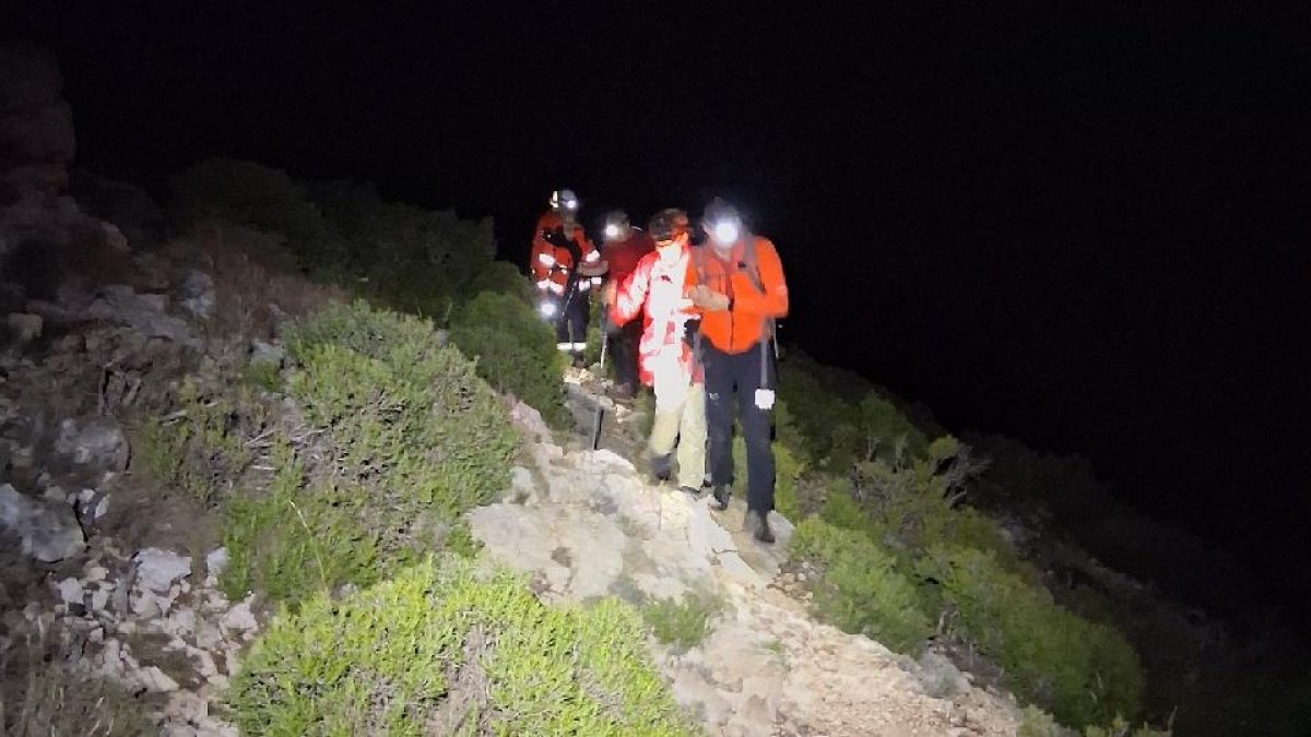 Los senderistas localizados sanos y salvos.