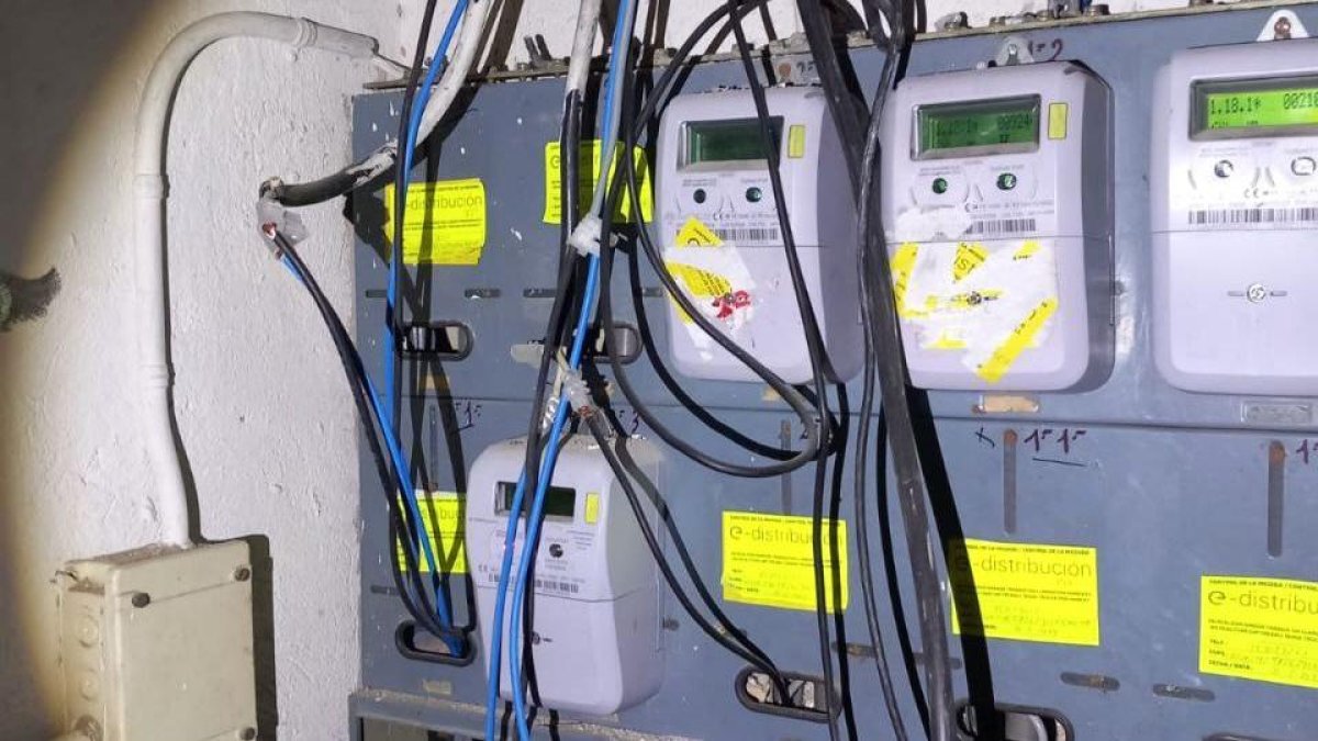 Imagen de los contadores manipulados en Reus