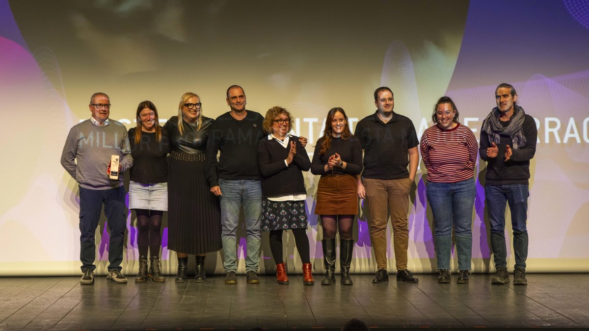 Imagen de la gala celebrada hoy en Tarragona.