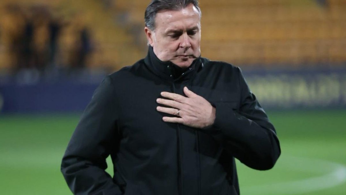 Cristóbal Parralo durante el Villarreal B-Nàstic.