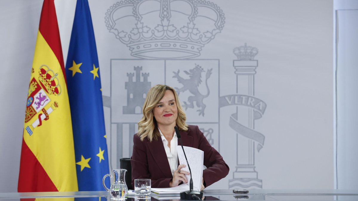 La portavoz del Gobierno y ministra de Educación, Pilar Alegría.