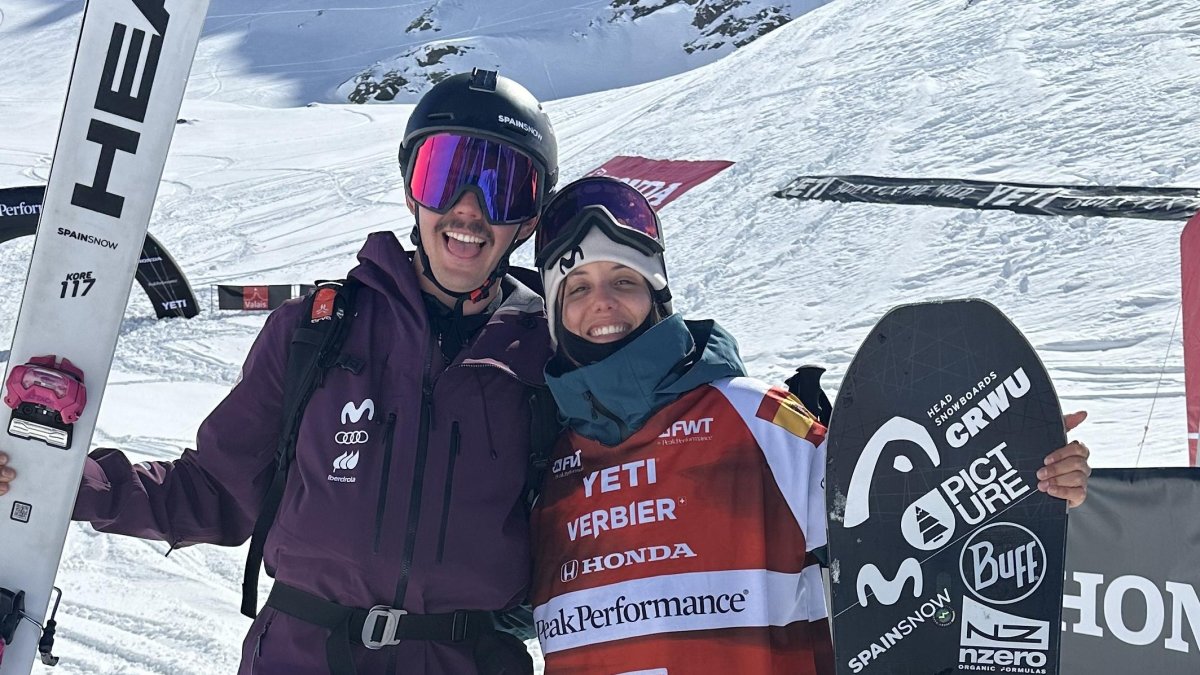 Abel Moga y Núria Castán, las dos estrellas del equipo nacional.