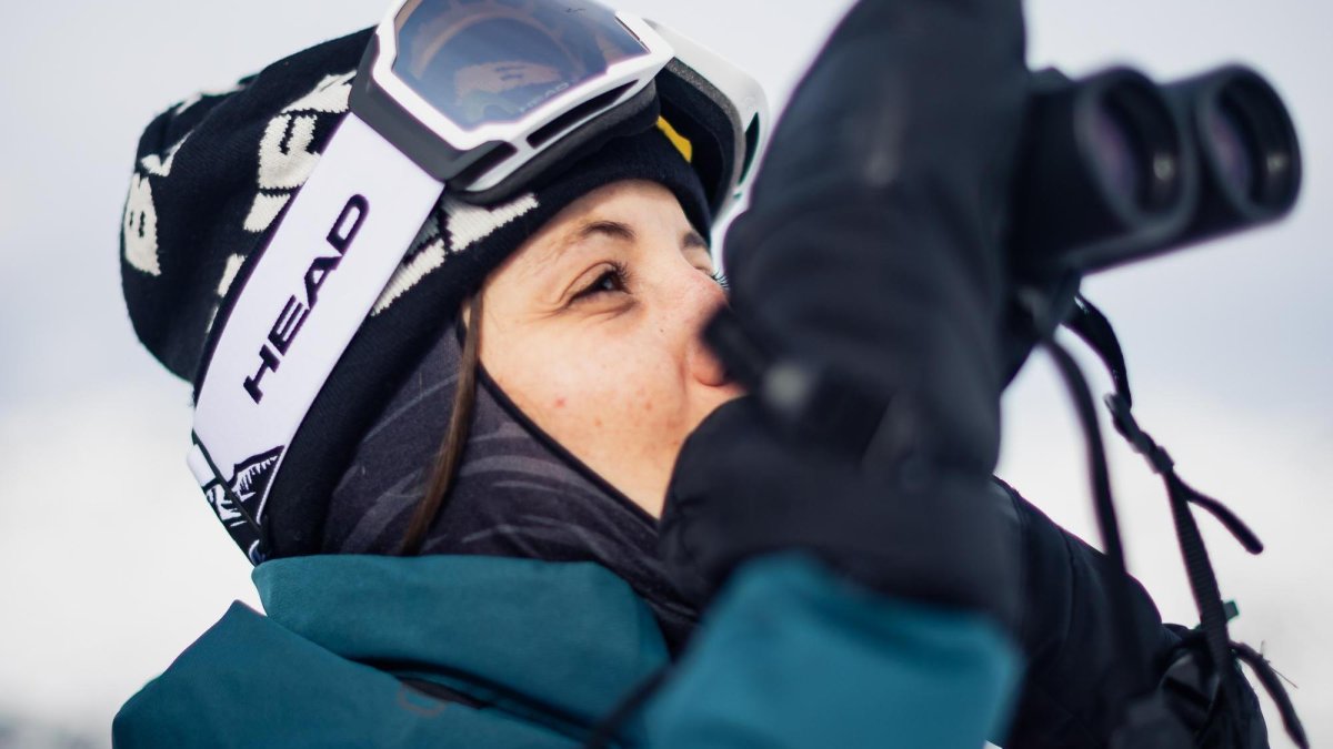 Núria Castán, snowboarder de Almoster.