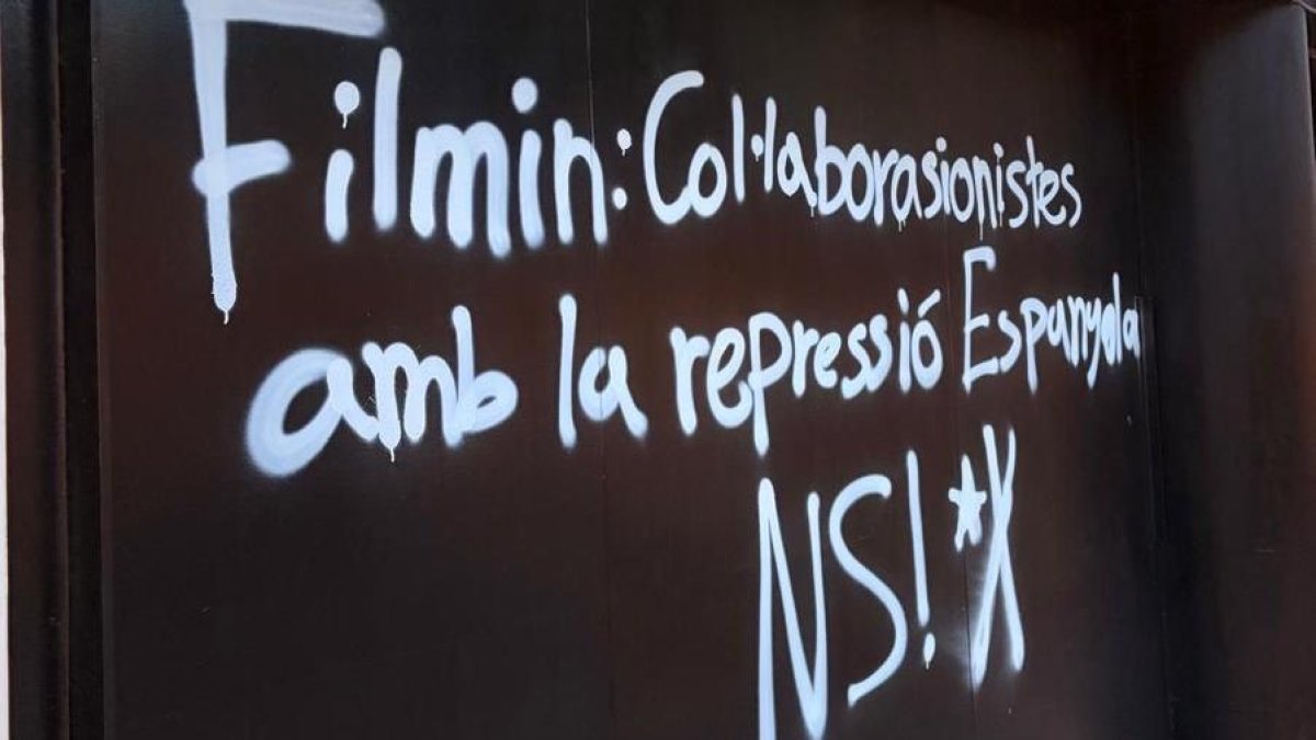 Pintada en la sede de Filmin