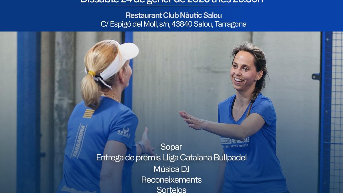 Cartell de la Diada del Pàdel tarragoní.