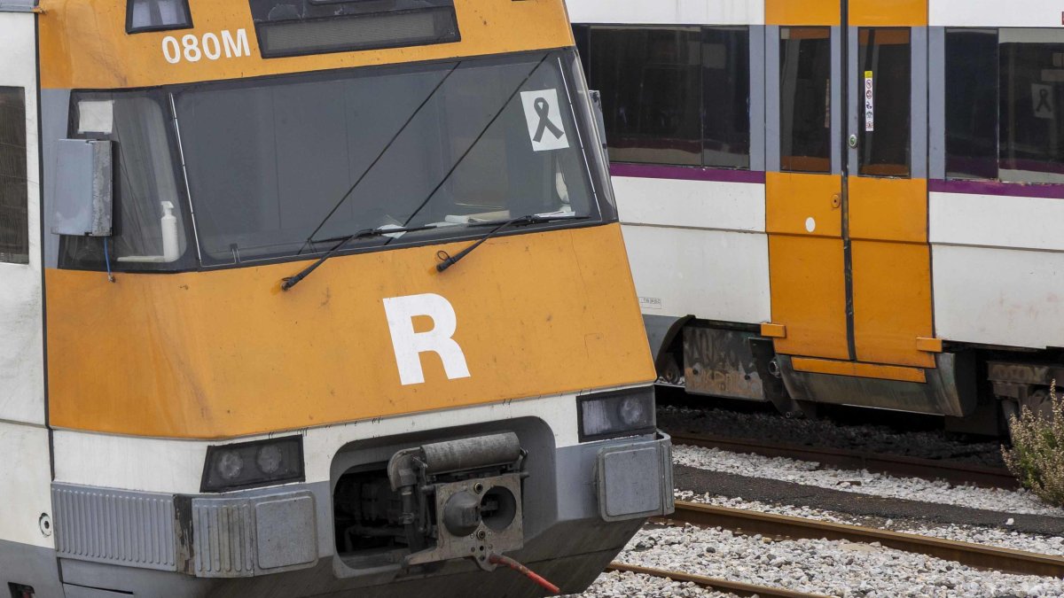 Estación de trenes de Tarragona durante el corte de Rodalies