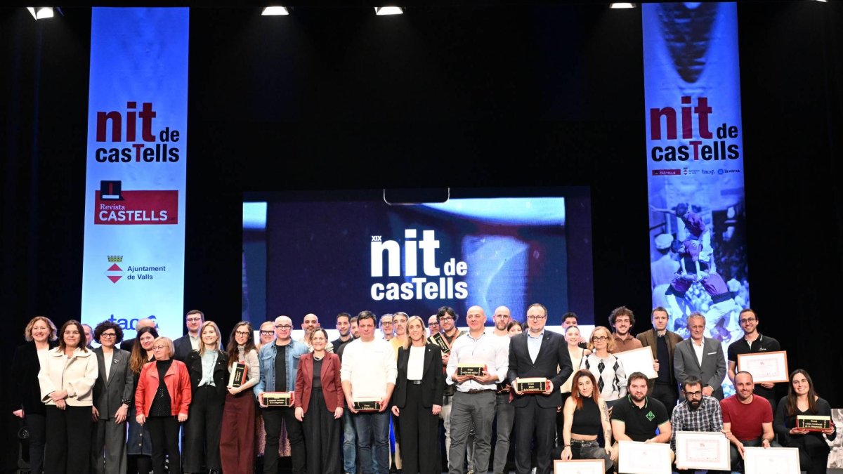 Els guardonats de la Nit de Castells 2026