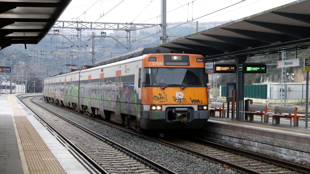 Un tren de Rodalies.