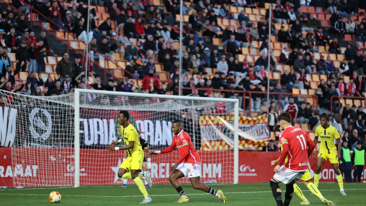 Cedric Omoigui volvió a dejar una actuación muy discreta con la camiseta del Nàstic.