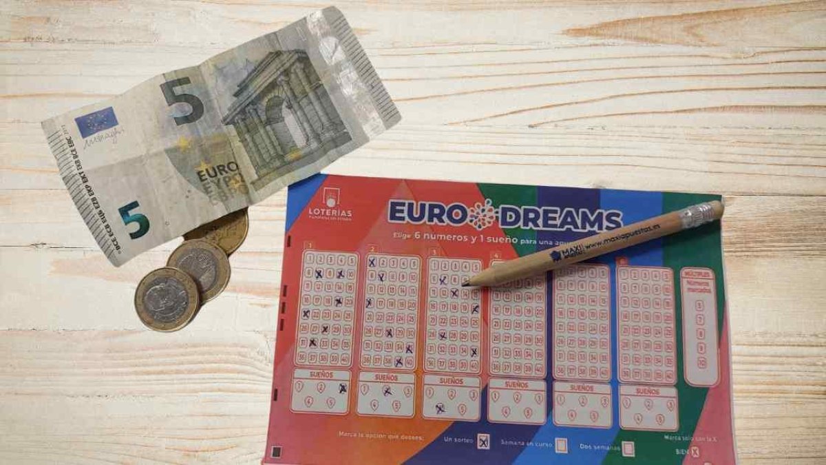 Un boleto del sorteo Eurodreams