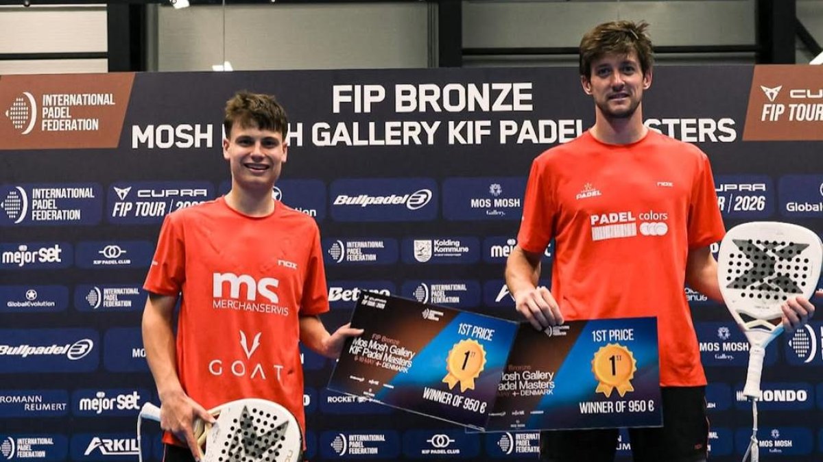 Albert Roglan, campeón del FIP Bronze de pádel de Dinamarca con Iago ...
