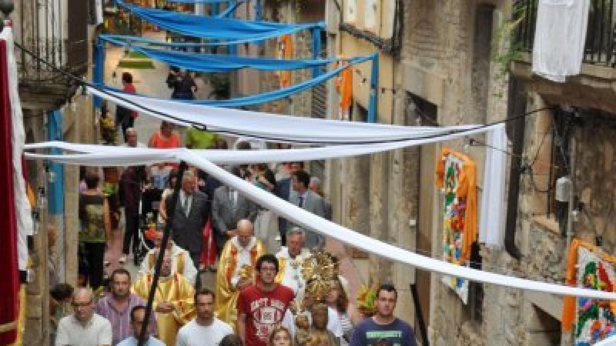 Imatge d´arxiu de les darreres Festes Quinquennals de la Mare de Déu dels Torrents celebrades a Vimbodí i Poblet l´any 2014.