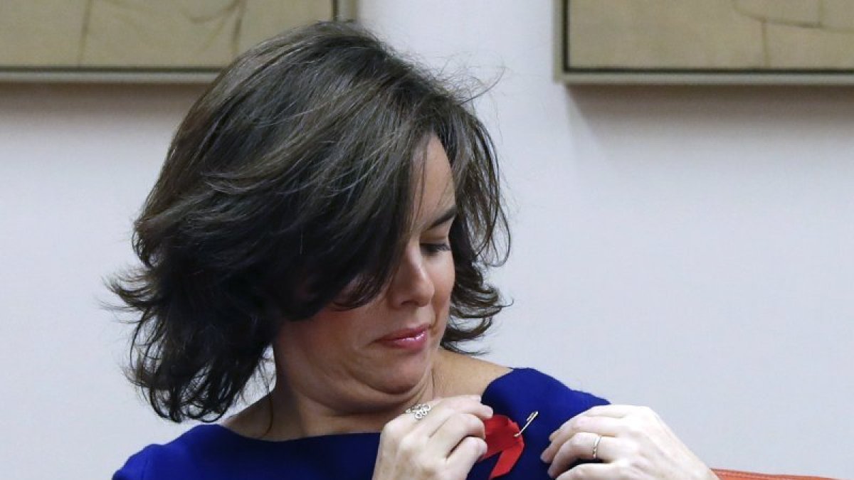 La vicepresidenta del Gobierno, Soraya Sáenz de Santamaría. EFE