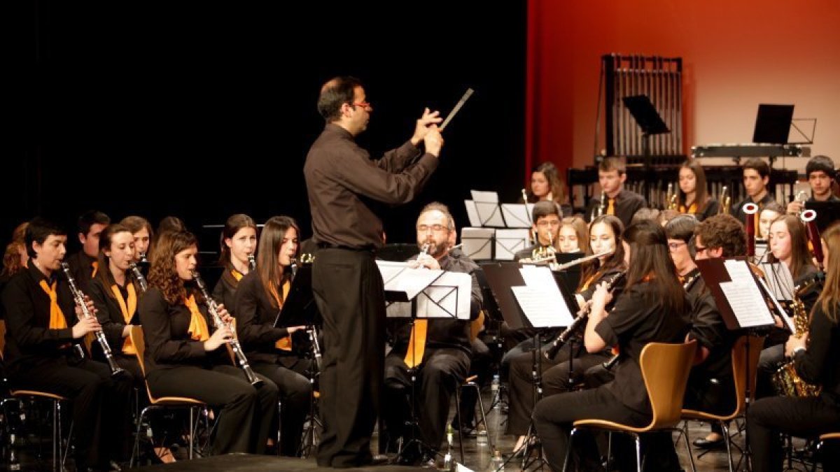 Imatge d'arxiu dels músics de la Banda Simfònica de Reus.