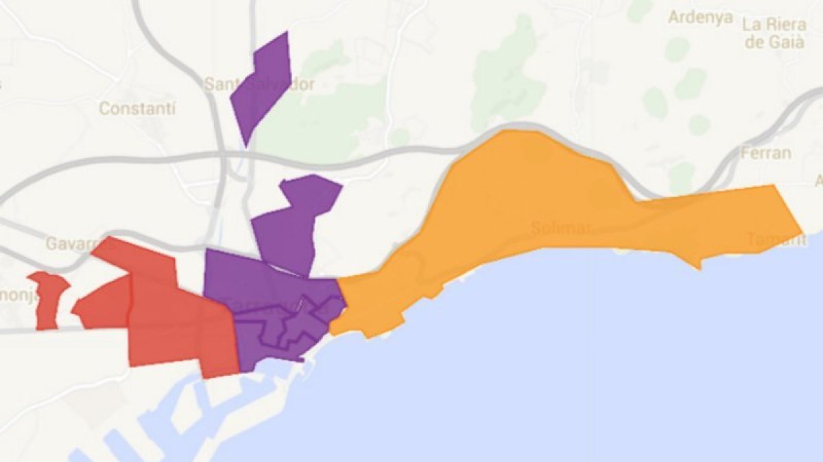 Mapa interactiu: El 20-D als barris de Tarragona