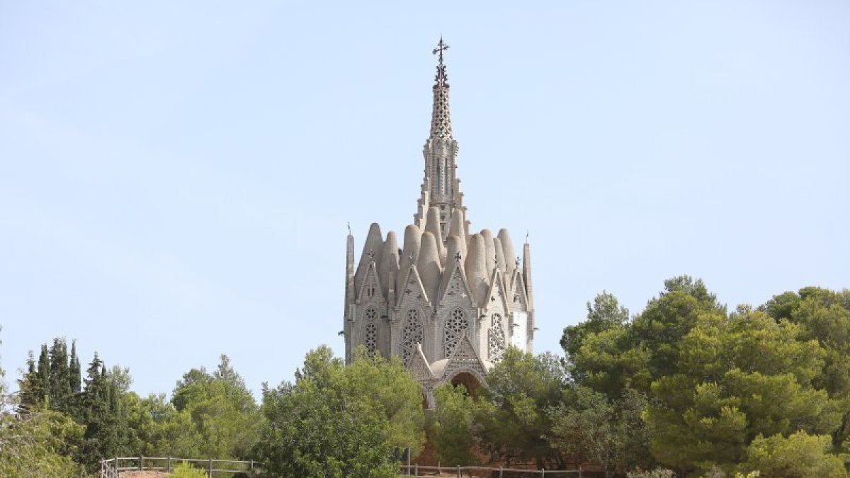 Vista general de la parte superior del santuario.
