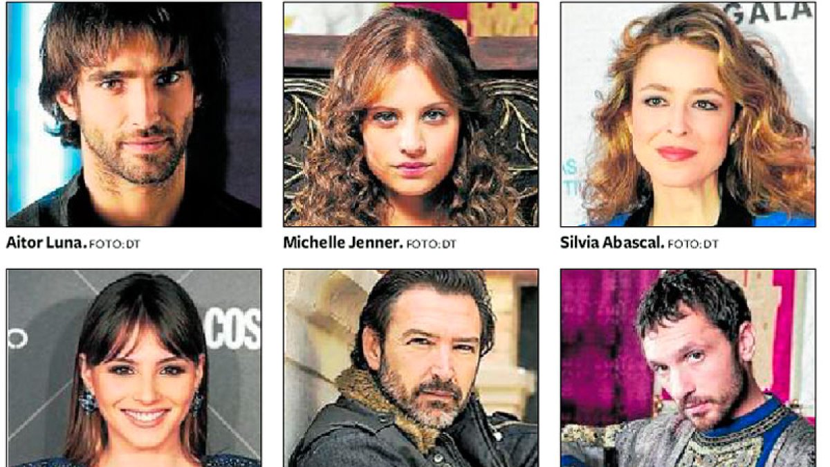 Imagen del reparto de los principales actores de la serie.