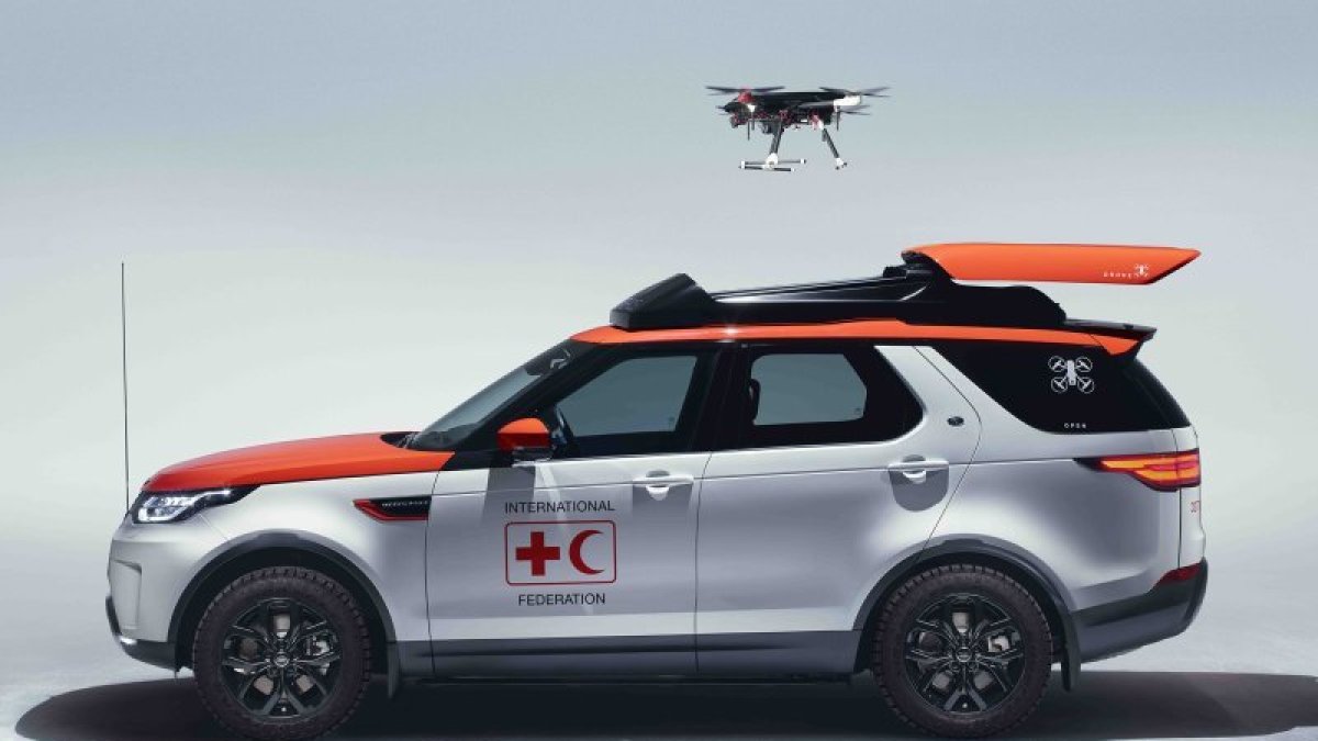 El desarrollo del nuevo Discovery es la colaboración más reciente entre Land Rover y la Cruz Roja que dura ya 64 años.