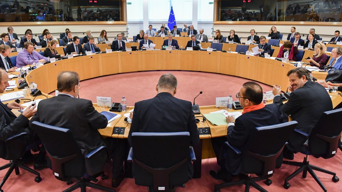 Imatge general d'una conferència de presidents del Parlament Europeu.