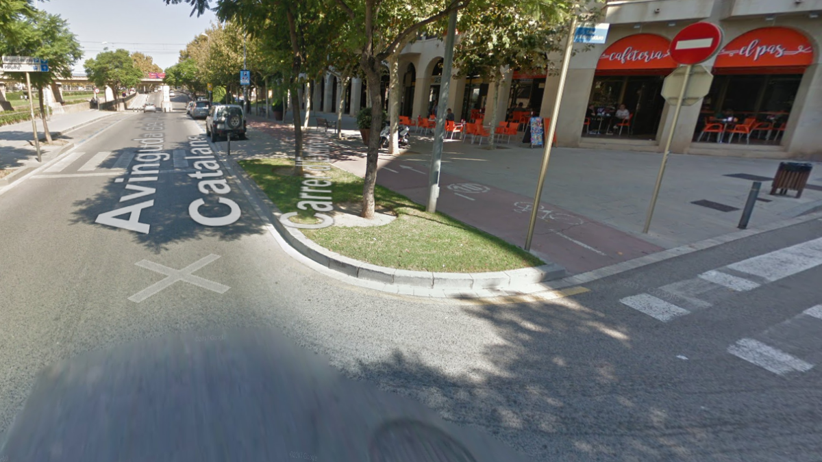 Esquina donde se produjo el atropello esta semana.