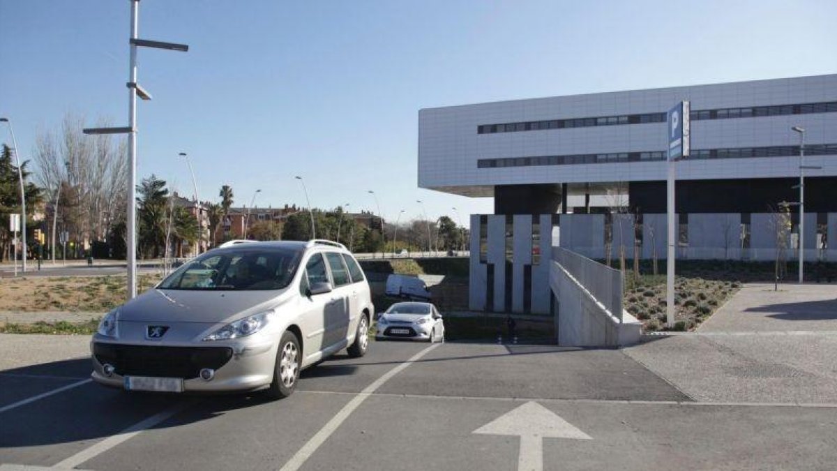 Imatge d'arxiu de l'aparcament soterrat de l'Hospital de Reus, que fins l'any 2019 era de gestió privada.