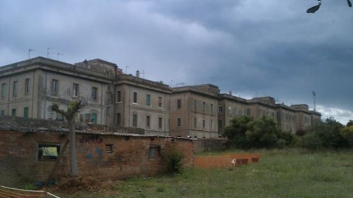 Pabellones del barrio ferroviario de Sant Vicenç.