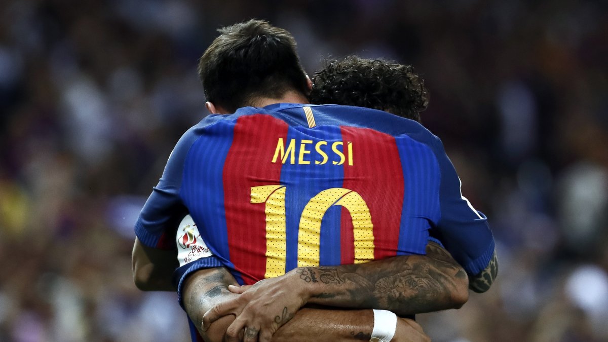 Messi, con la camiseta del Barça.