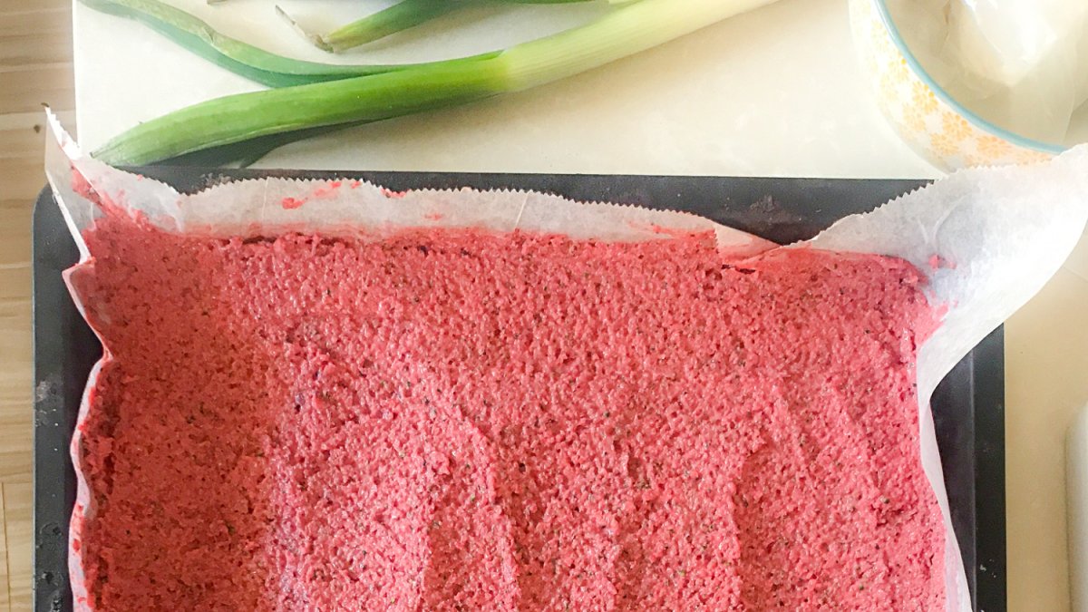 Pizza de base vegetal