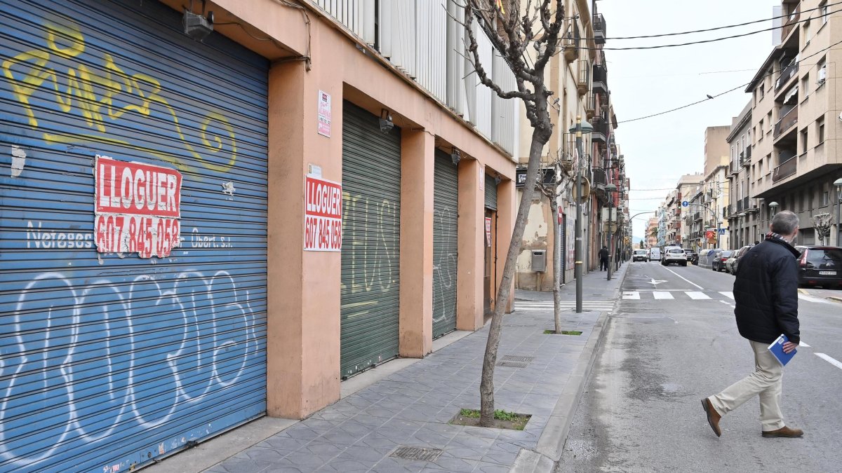 Imagen actual de un día cualquiera en la calle Reial.