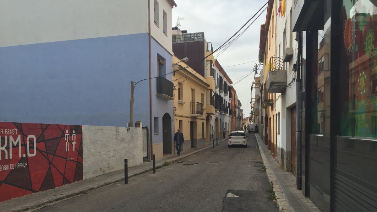 Las aceras son impracticables.