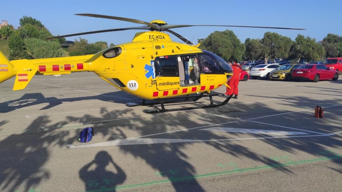 Se activó el helicóptero, aunque al final no se activó traslado aéreo.
