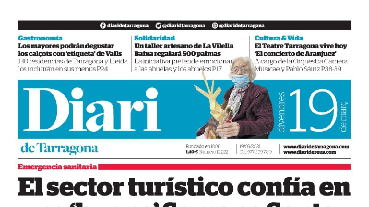 Lea la portada del viernes 19